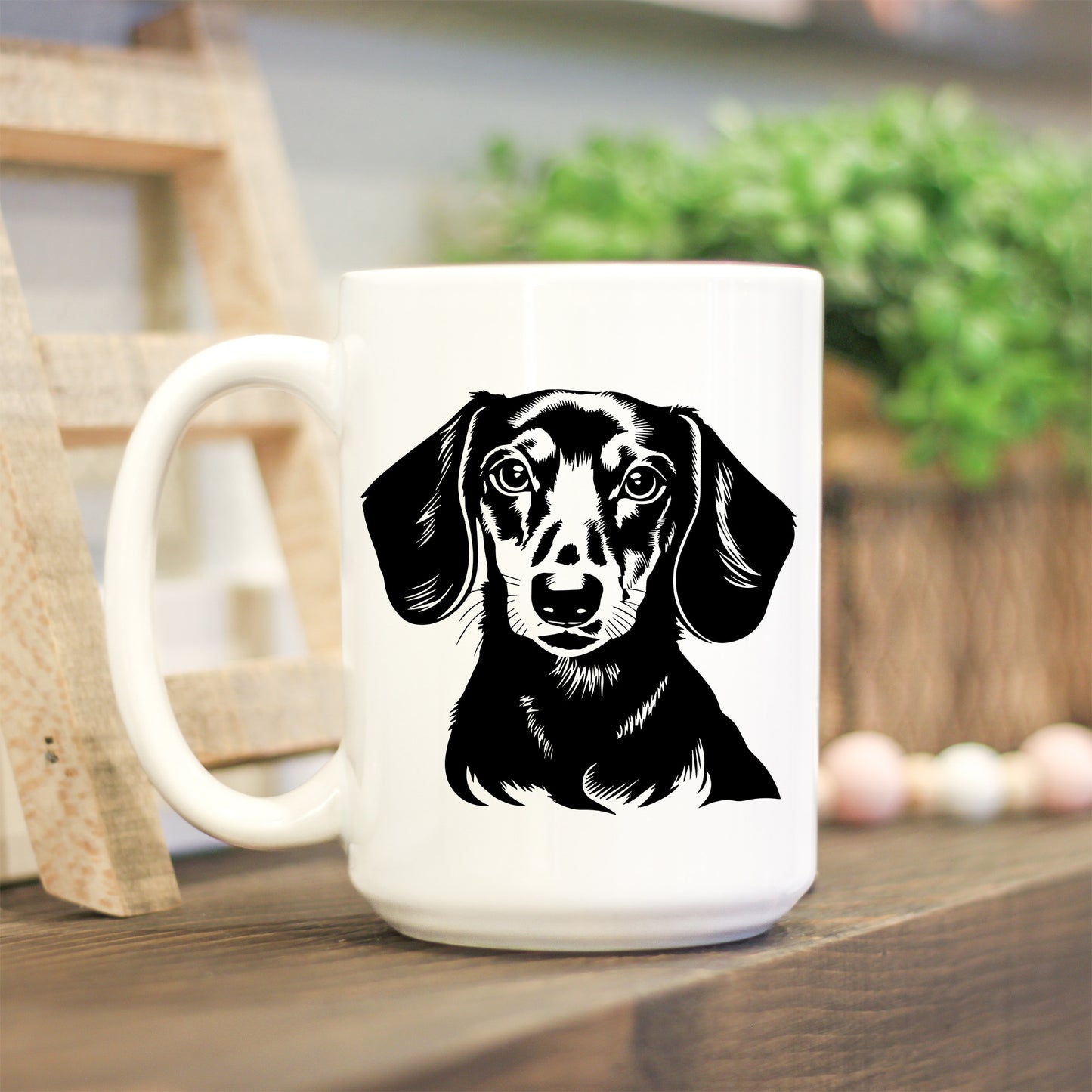 Miniature Dashchund Ceramic Mug