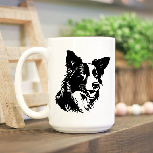 Border Collie Ceramic Mug