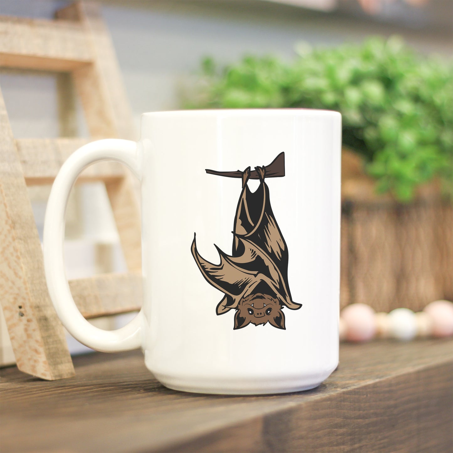 Hanging Bat Ceramic Mug